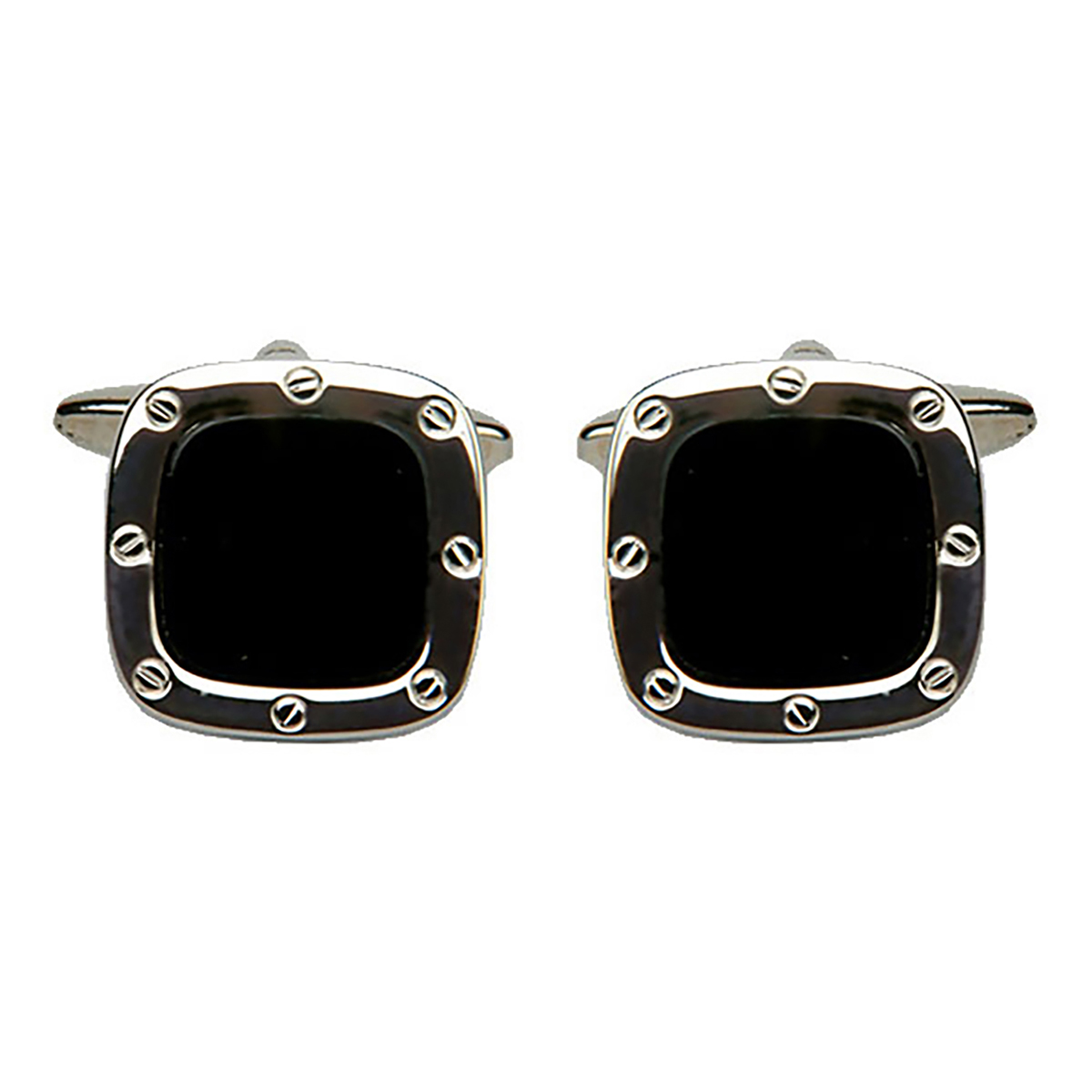 Dalaco Onyx Port Hole Cufflinks 900202