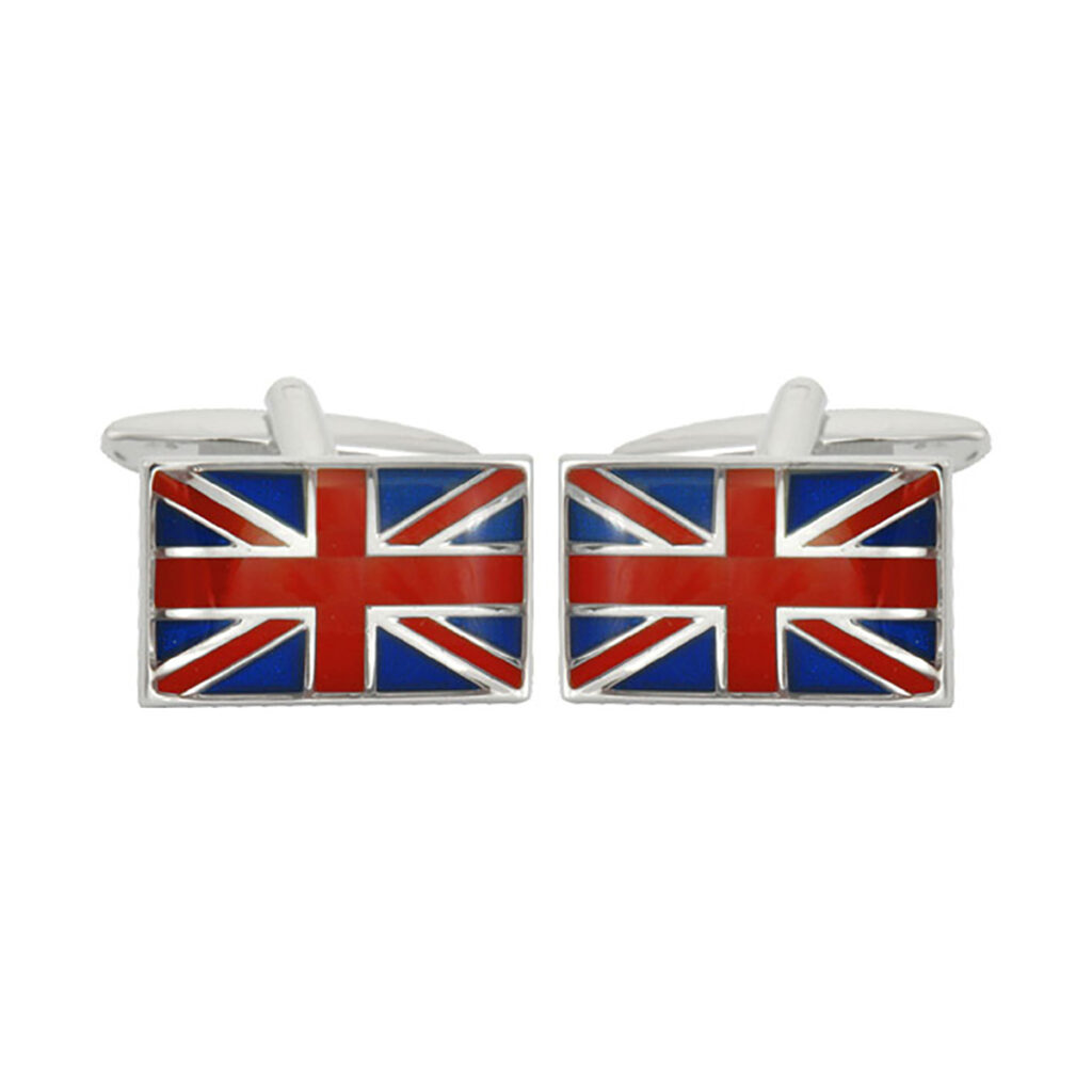 Delaco Union Jack Flag Cufflinks 901021