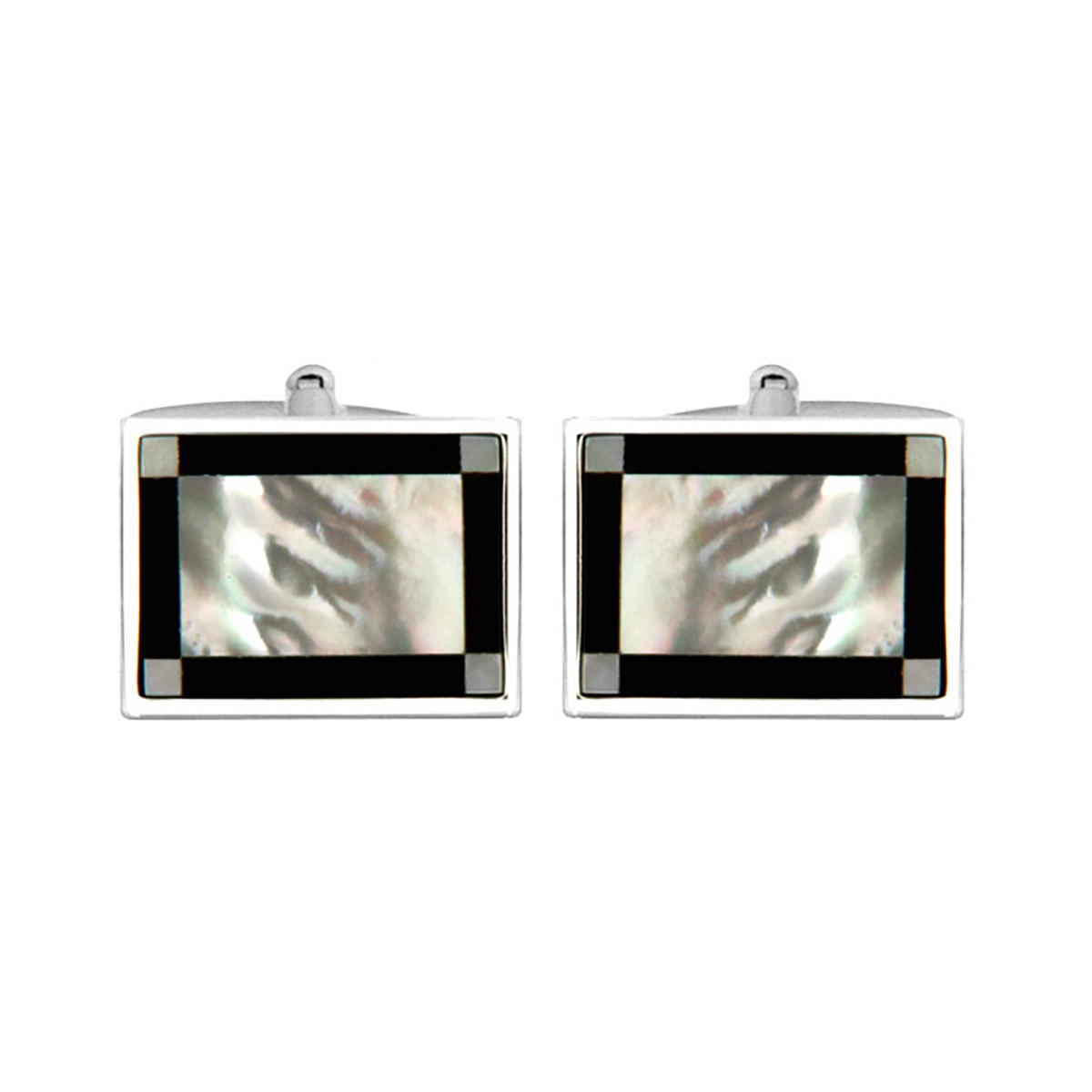 Mother of Pearl and Onyx Cufflinks 901197
