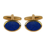 Oval Lapis Lazuli Cufflinks 90251