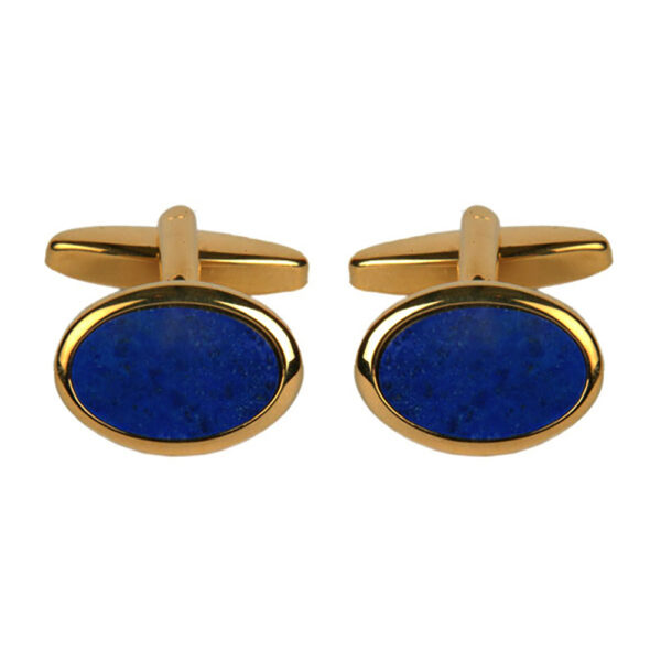 Oval Lapis Lazuli Cufflinks 90251