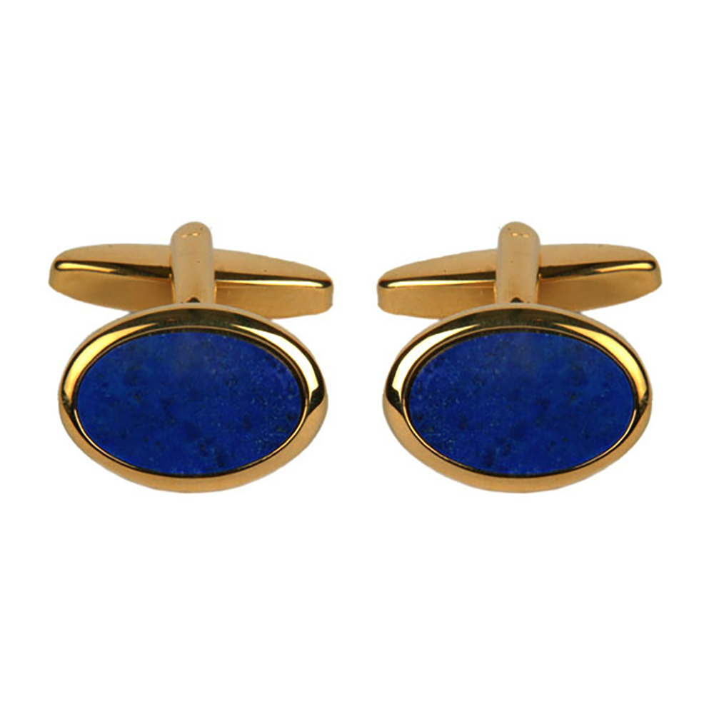 Oval Lapis Lazuli Cufflinks 90251
