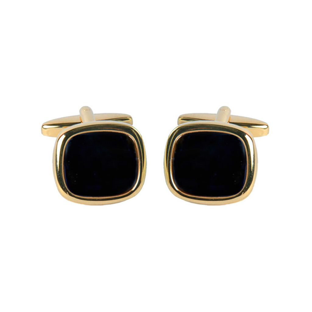 Dalaco Cushion Shape Onyx Cufflinks 909107
