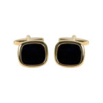 Dalaco Cushion Shape Onyx Cufflinks 909107