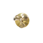 9ct Gold Boat Propeller Tie Tack VJ017