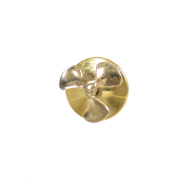 9ct Gold Boat Propeller Tie Tack VJ017