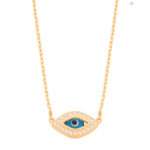 Gold Evil Eye Necklace CN0665