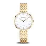 Bering Titanium polished gold slim Watch 19334-334