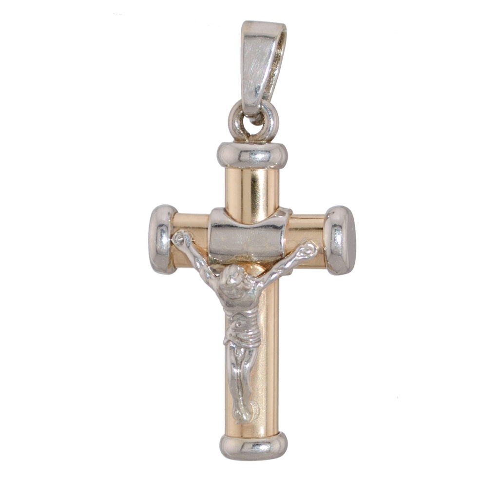 9ct Gold Crucifix Cross Pendant CX0072
