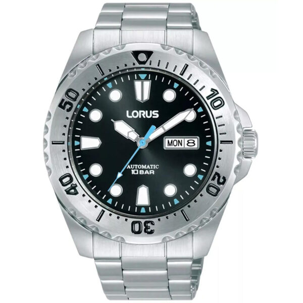 Lorus Automatic Black & Blue ‘Power Sports’ Watch RL471BX9