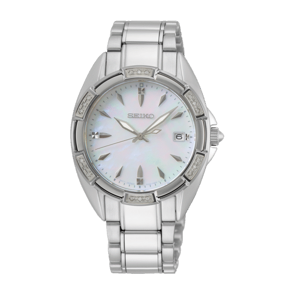 Seiko White Mother of Pearl Unisex watch SKK883P1