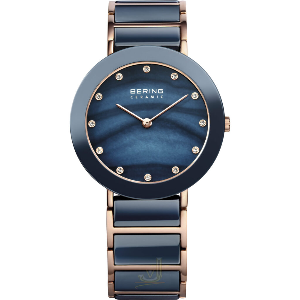 Bering Blue Ceramic Ladies Watch 11435-767