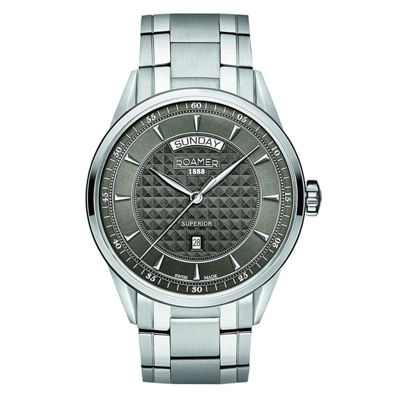 Roamer Superior Grey Dial Sapphire Crystal Watch 508293410550