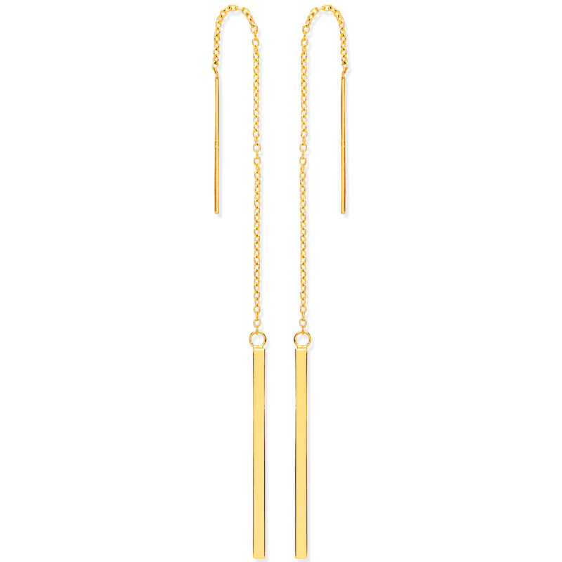 Bar-Chain Pull-Through-Earrings ER1570