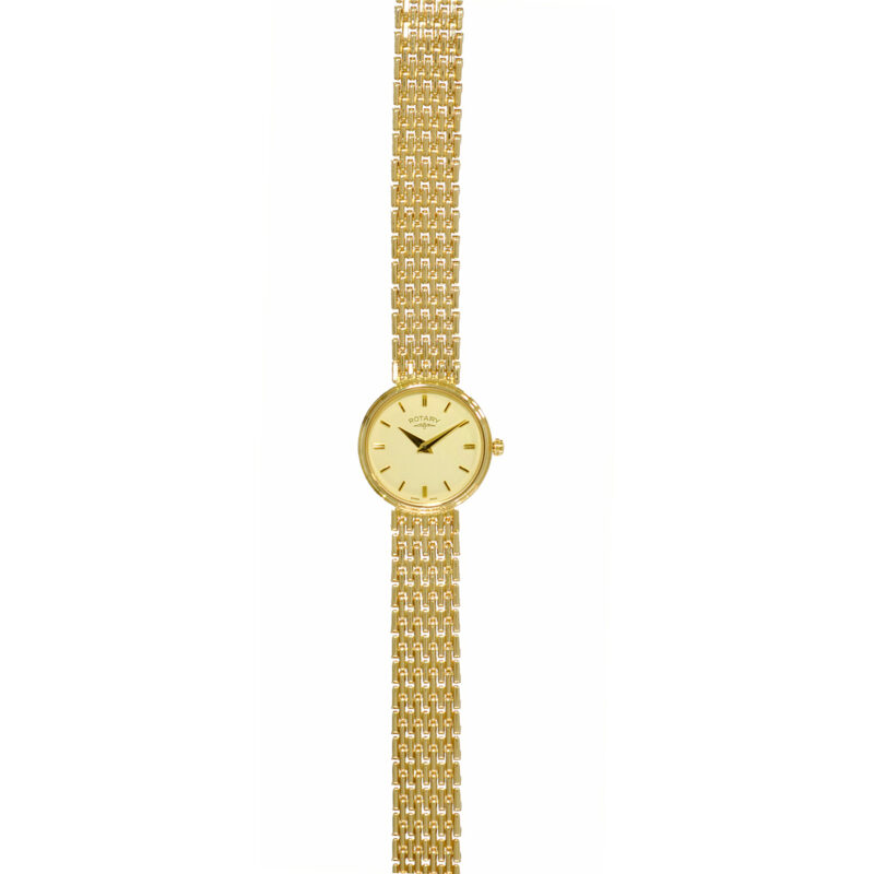 Rotary 9ct Gold Bracelet Ladies Watch LB8404-07
