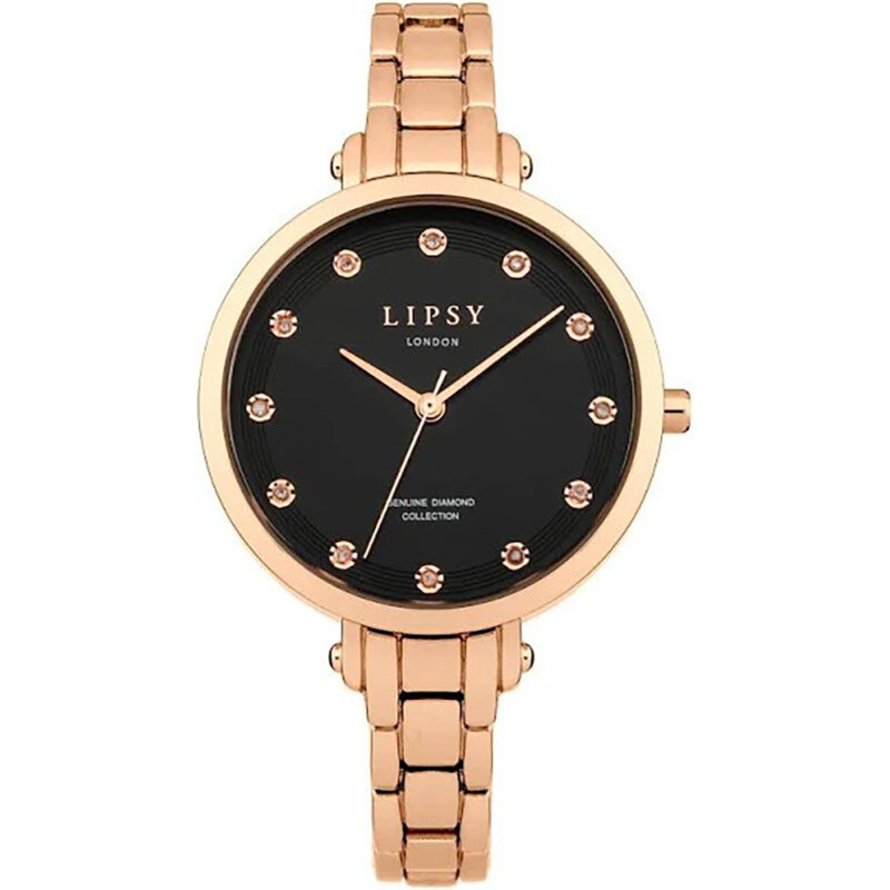 Lipsy London Black Dial Ladies Watch