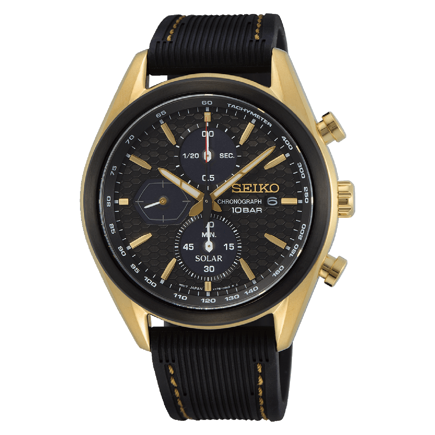 Seiko Solar Chronograph Watch