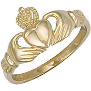 Gold Baby Claddagh Ring