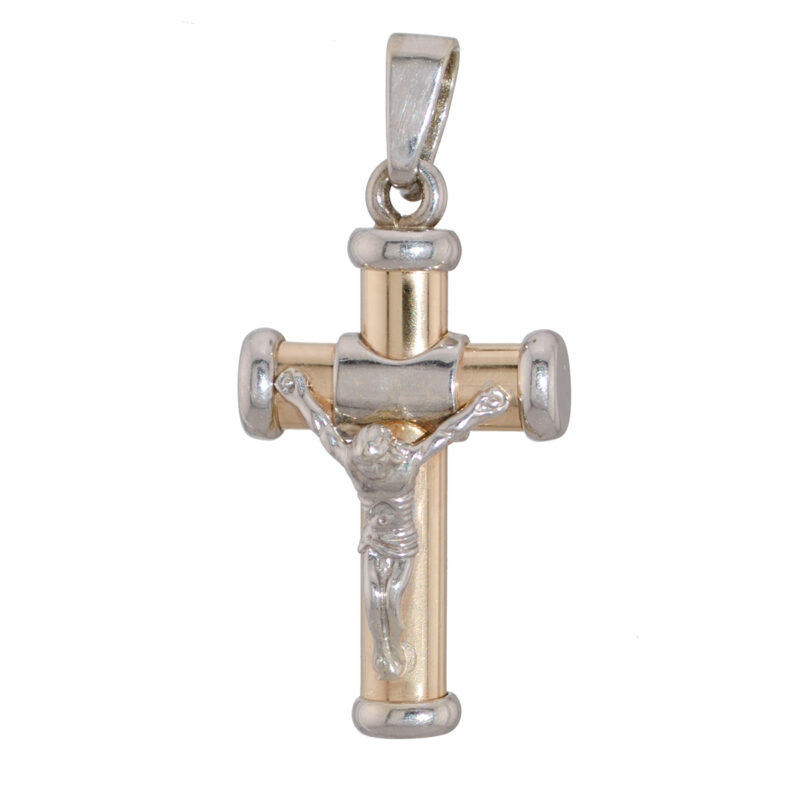 9ct Gold Crucifix Cross Pendant CX0072
