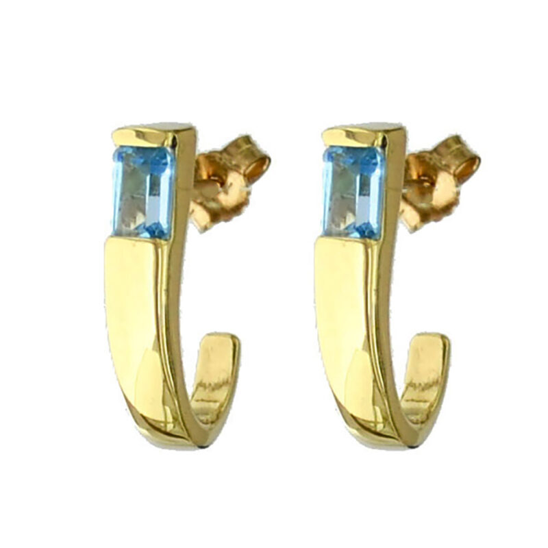 Blue Topaz Fancy Earrings 1BTVJER