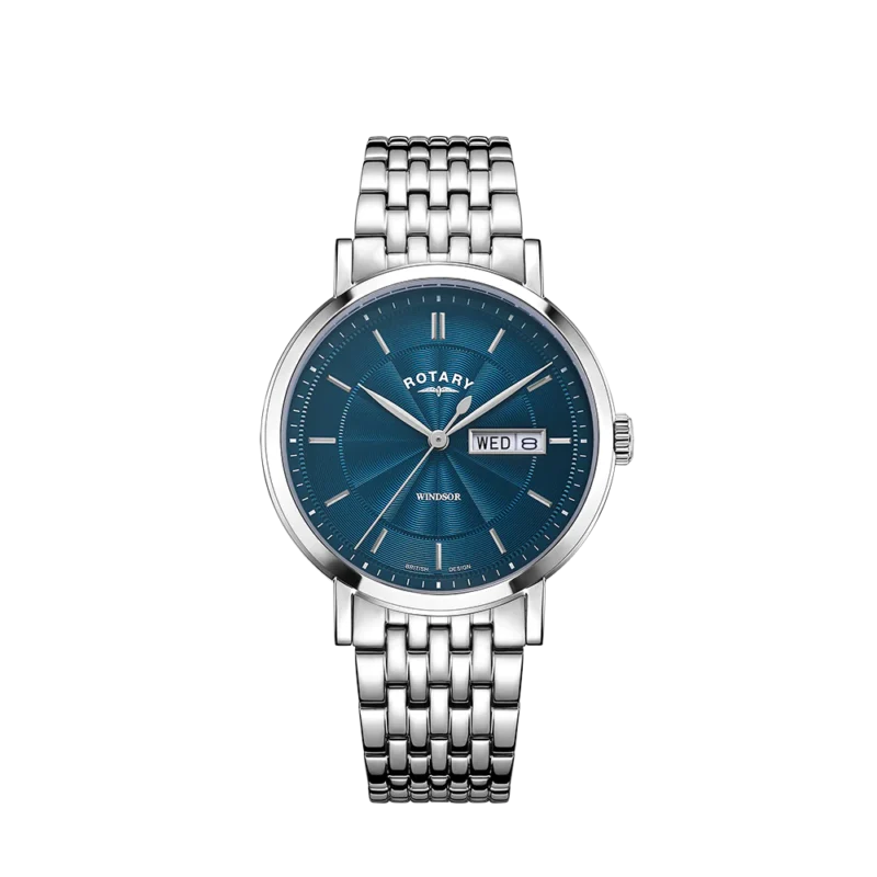 Rotary Windsor Blue Dial Gents Watch GB0542005